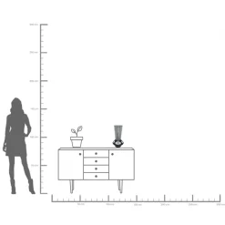 KARE Vase Brillar 40cm