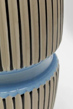 KARE Vase Calabria Blau 31cm