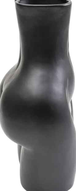 KARE Vase Donna Schwarz 40cm