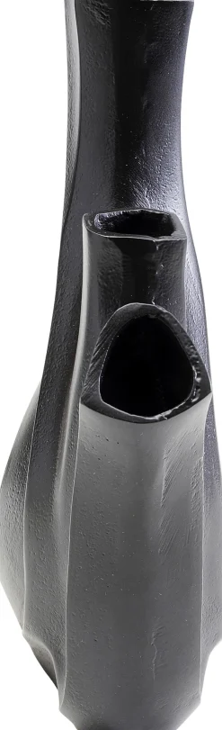 KARE Vase Flame Schwarz 29cm
