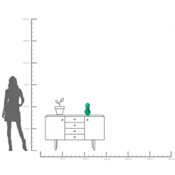 KARE Vase Gina Grün 30cm