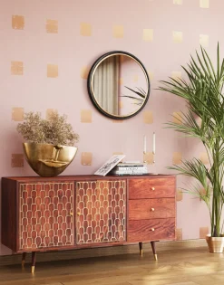 KARE Vase Half Face Gold 46cm