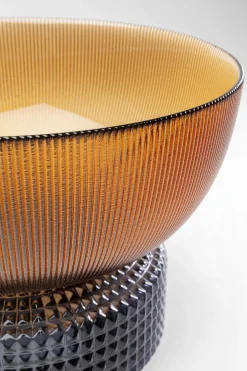 KARE Vase Marvelous Duo Amber Grau 22cm