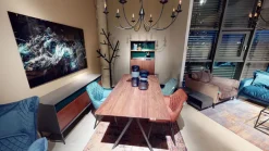 KARE Vase Marvelous Duo Blau 42cm