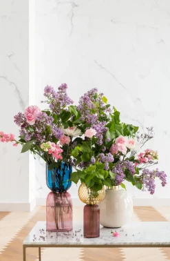 KARE Vase Marvelous Duo Blau Lila 40cm