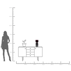 KARE Vase Marvelous Duo Pink Grau 40cm