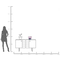 KARE Vase Marvelous Duo Rot Blau 21