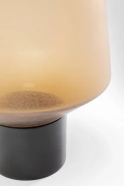 KARE Vase Noble Ring Amber Matt 26cm