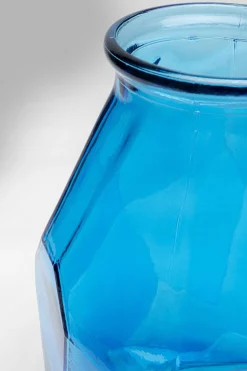 KARE Vase Origami Blau 35cm