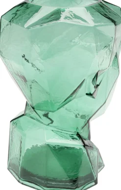 KARE Vase Prisma Face Grün 30cm