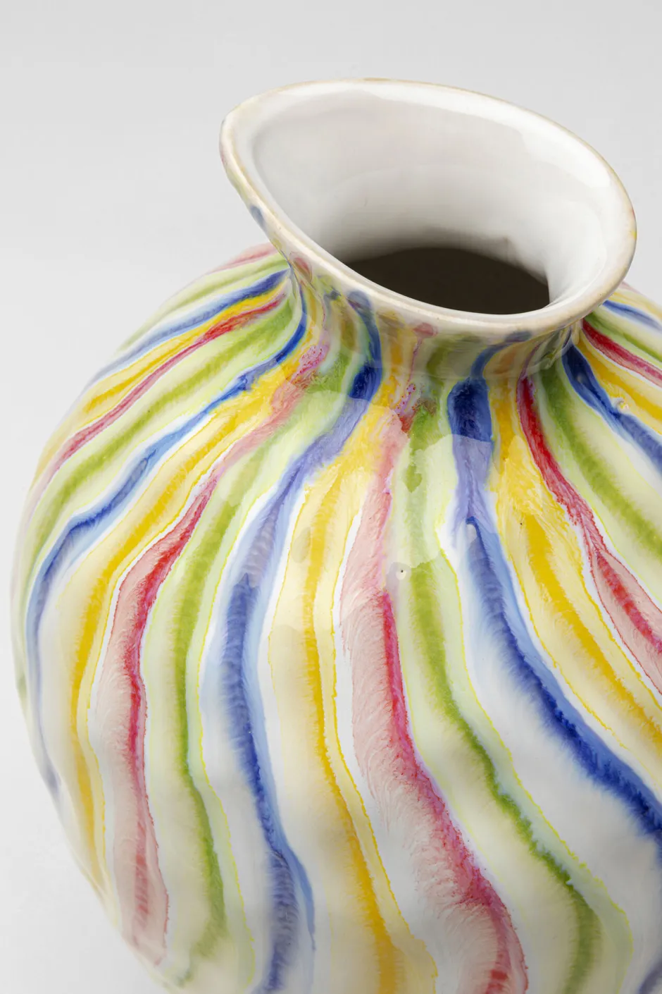 KARE Vase Rivers Colore 30cm