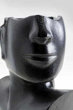 KARE Vase Rostro Side Schwarz 27cm