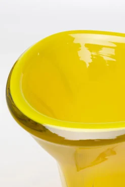 KARE Vase Salut Gelb 43cm