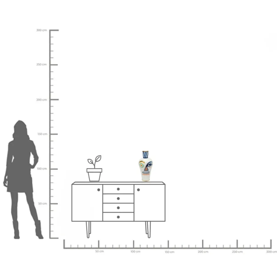 KARE Vase Two Face 44cm