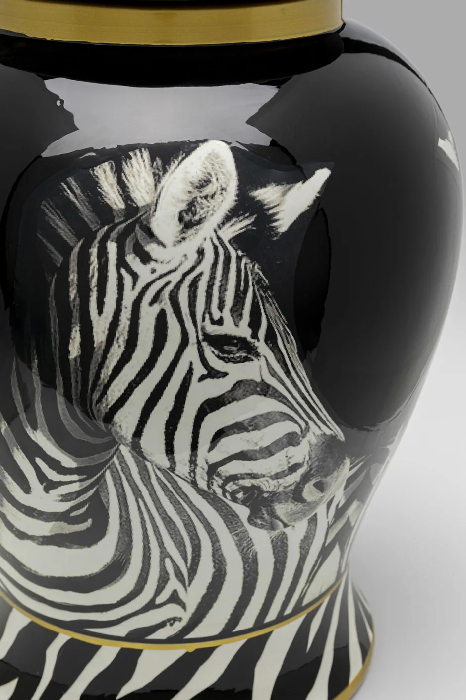 KARE Vase Zebra Face 38cm