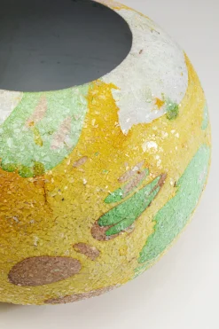 KARE Vase Zumba Gelb 23cm