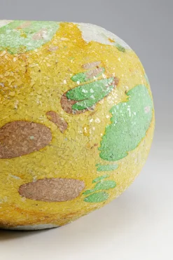 KARE Vase Zumba Gelb 23cm