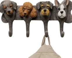 KARE Wandgarderobe Dog Family 31cm