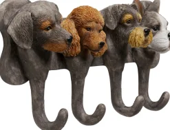 KARE Wandgarderobe Dog Family 31cm