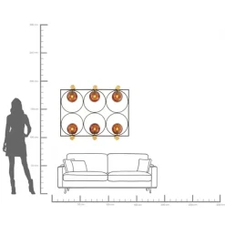 KARE Wandleuchte Balance Circle 96x122cm