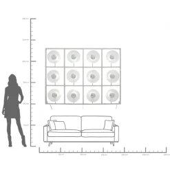 KARE Wandleuchte Ufo 12er