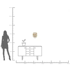 KARE Wandobjekt Lion Mirror 35cm