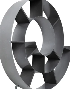 KARE Wandregal Snail Silver grau