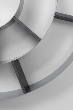 KARE Wandregal Snail Silver grau