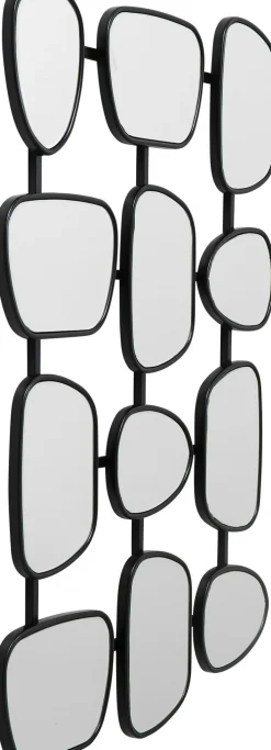 KARE Wandspiegel Nastro Schwarz 80x114cm