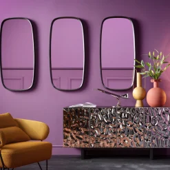 KARE Wandspiegel Noomi Schwarz 122x58cm