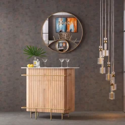 KARE Wandspiegel Occhi Ø100cm