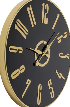 KARE Wanduhr Casino Schwarz Ø76cm