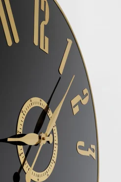KARE Wanduhr Casino Schwarz Ø76cm