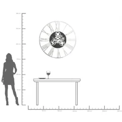 KARE Wanduhr Gear Ø120cm