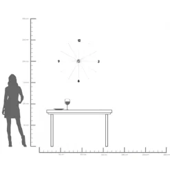 KARE Wanduhr Like Umbrella Chrome