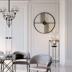 KARE Wanduhr Strings Ø60cm