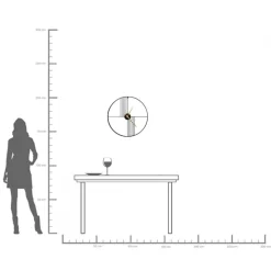 KARE Wanduhr Strings Ø60cm