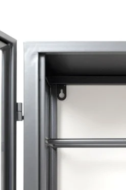 KARE Wandweinregal Porto Schwarz 75x80cm