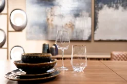 KARE Wasserglas Diamond Gold Rim