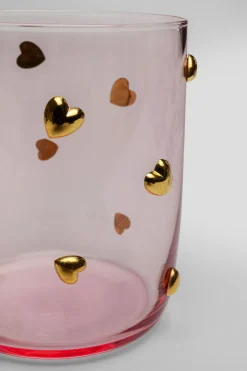 KARE Wasserglas Party Hearts 9cm