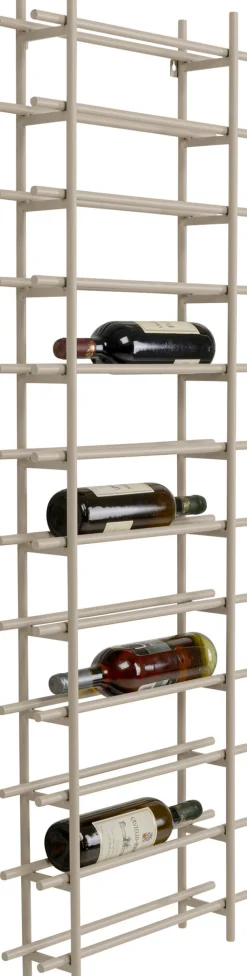 KARE Weinregal Cape Town Hellgrau 45x136cm