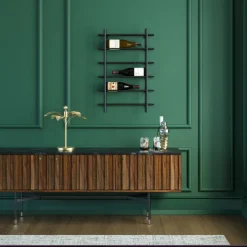 KARE Weinregal Cape Town Schwarz 45x68cm