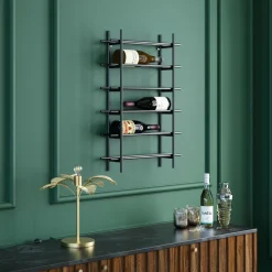 KARE Weinregal Cape Town Schwarz 45x68cm