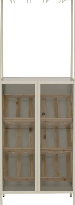 KARE Weinregal Porto Bar Greige 60x170cm
