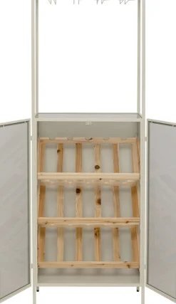 KARE Weinregal Porto Bar Greige 60x170cm