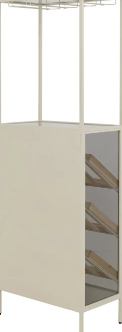 KARE Weinregal Porto Bar Greige 60x170cm