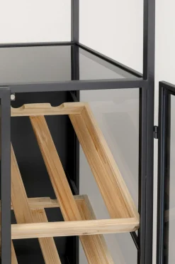 KARE Weinregal Porto Bar Schwarz 60x170cm