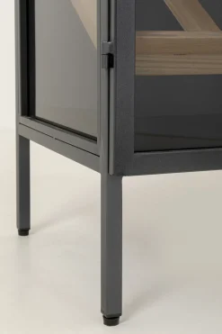 KARE Weinregal Porto Bar Schwarz 60x170cm